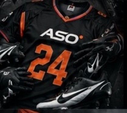 ASO team jersey and cleats